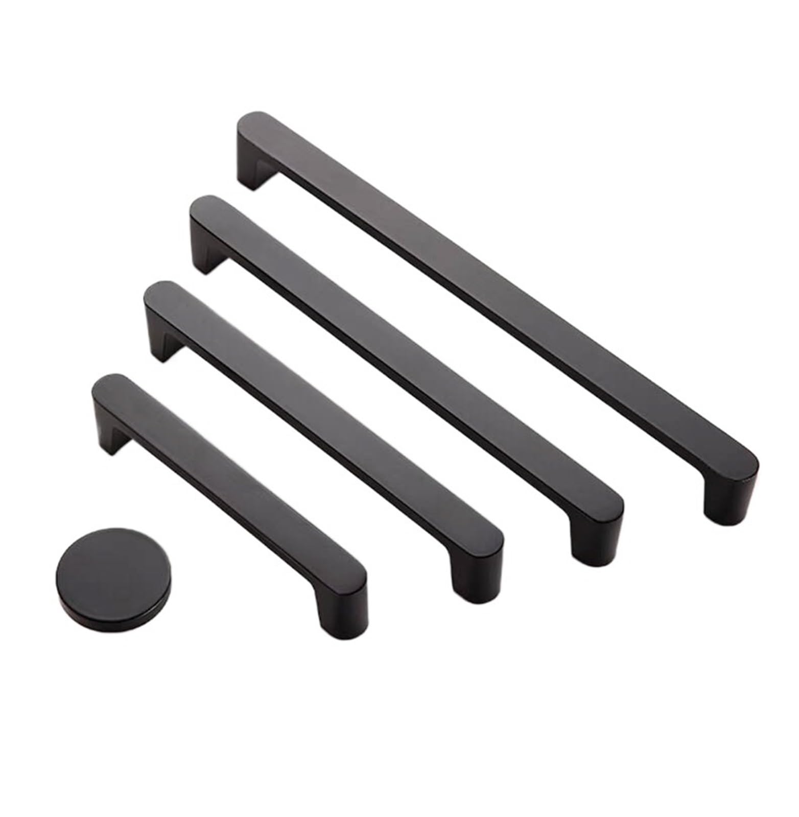 Ryqzhhy Black Cabinet Handle Gold Ancient Coffee Round Cabinet Handles Cupboard Door Knobs Wardrobe Pulls Furniture Hardware(,160Mm Hole Centers)