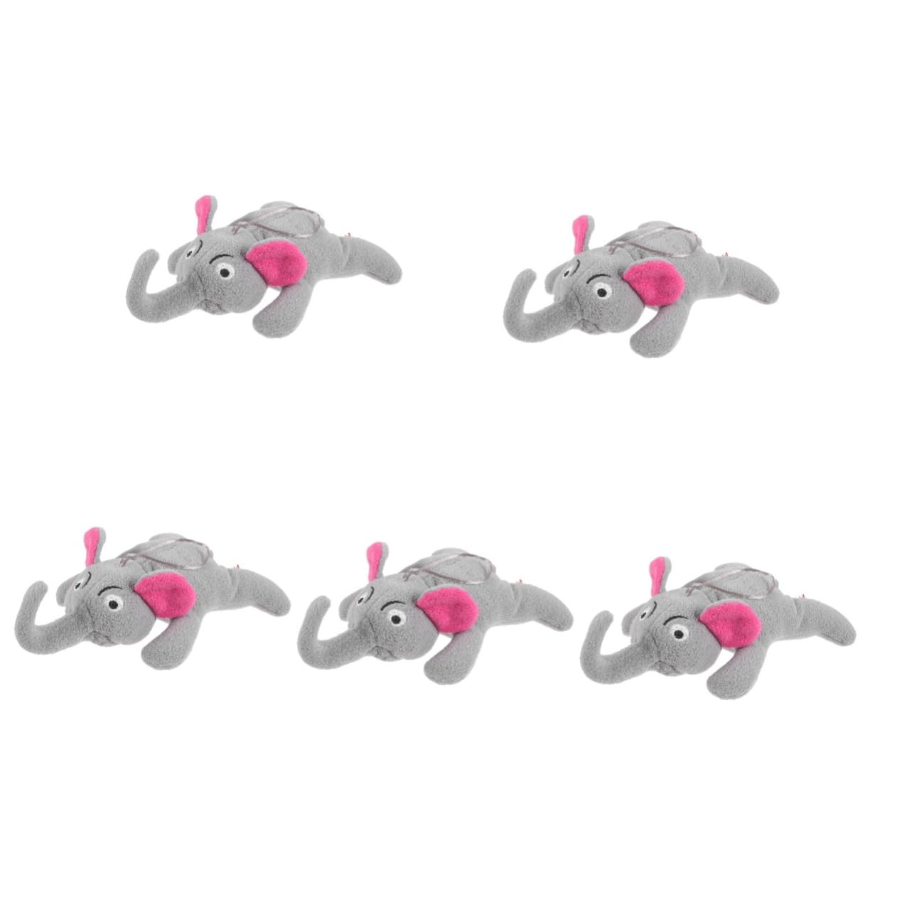 UPKOCH 5St Mini Honigglas Weingläser Massenbecher Wabendekoration Honigglas mit Löffel Neon Oh animal-design waschbare glasflasche Flaschenhüllen Elefanten-Stillflaschenhülle PP Baumwolle