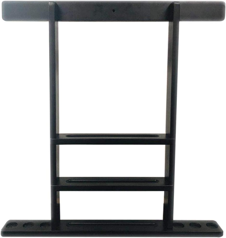 6 Pool Cue - Billiard Stick Wall Rack Mahogany Finish Billiards Pool Cue Rack : Sports & Outdoors