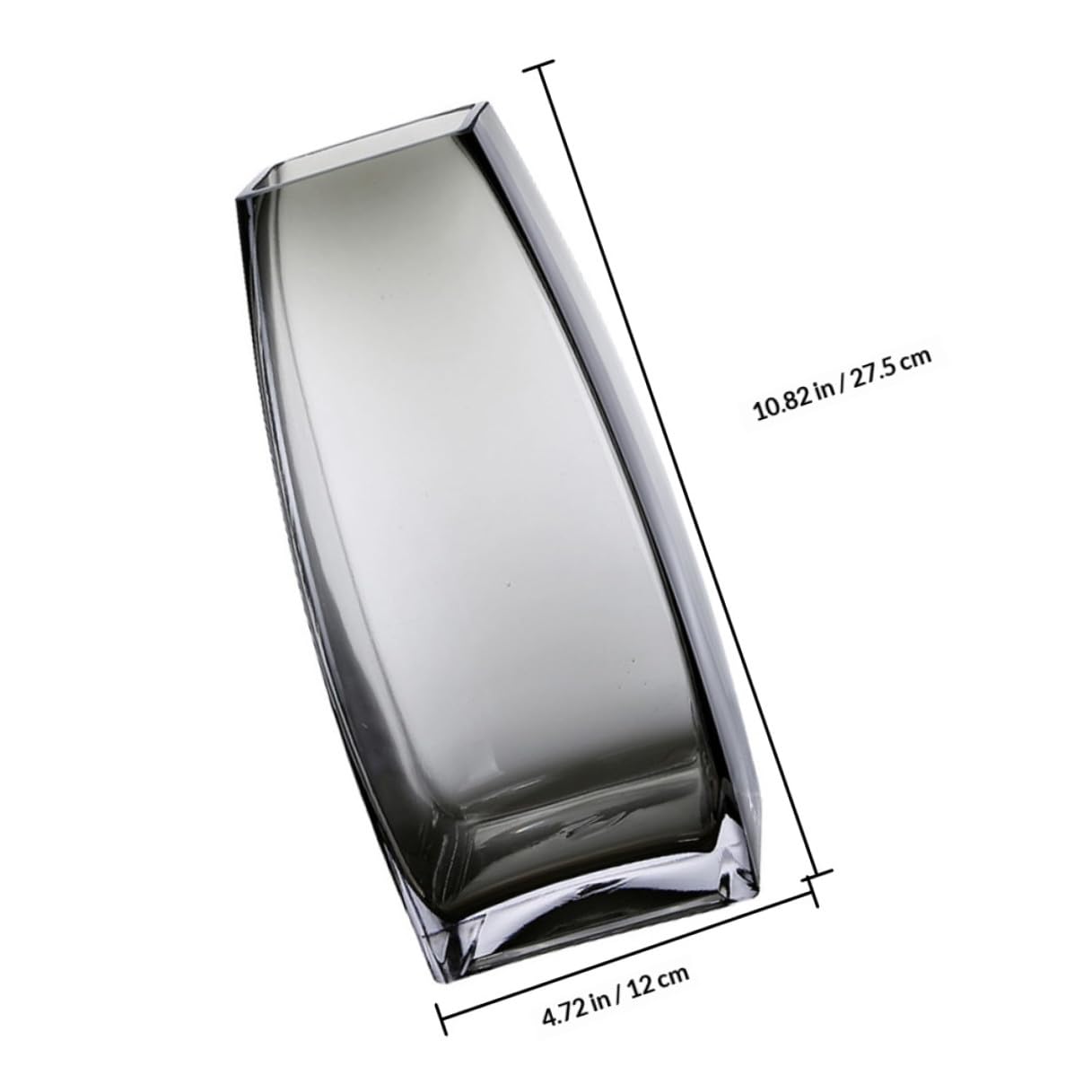 SHINEOFI Moderne Nordische Glasvase Transparent Tisch Glasblumenbehälter aus Glas Dekorative Aufbewahrungs und Hydroponikvase für Wohnzimmer und Wohndeko