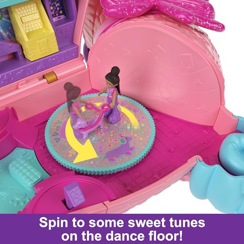 Polly Pocket Dolls and Playset, Animal Toys Puppy Party with 2 Dolls and 25+ Accessories, HKV54, Orange - Puppy Party, Medium - Image 3