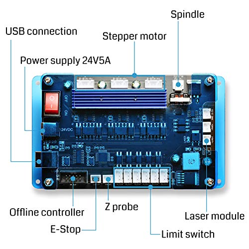 Sainsmart Genmitsu Grbl Controller Board For Cnc Router Machine 3018-Prover/ 3018-Prover Mach3/ 3018-Mx3 thumb #1