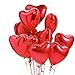 Ximkee 18 Inch Red Heart Foil Helium Balloons(10 PK) Valentines Day Wedding Engagement Decorations