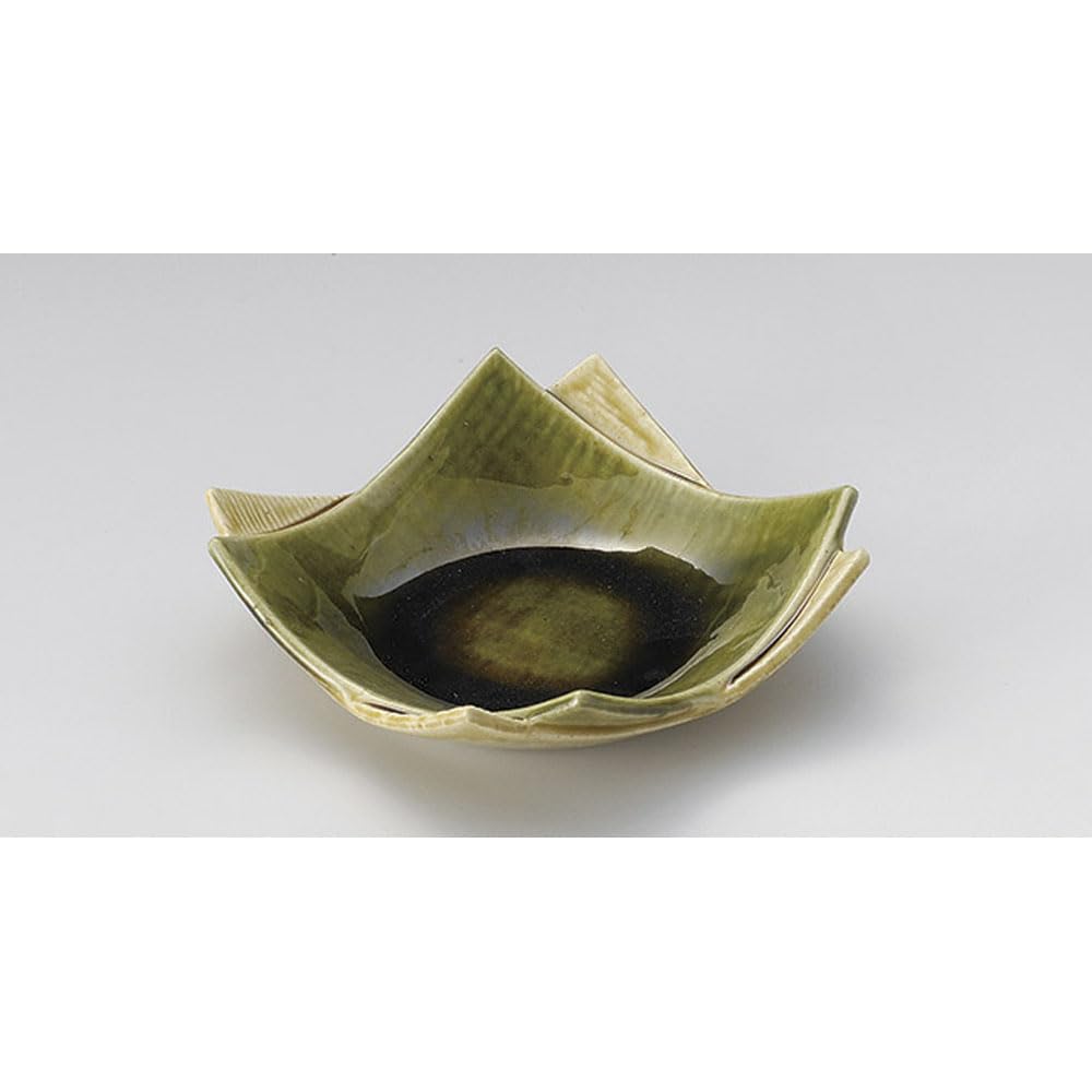 Amazon.co.jp: 山下工芸 (Yamasita craft) 黄瀬戸織部重ね皿(中) 221