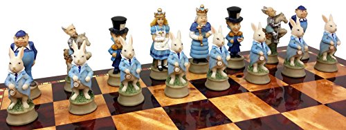 Alice in Wonderland Chess Men Set - Image 4