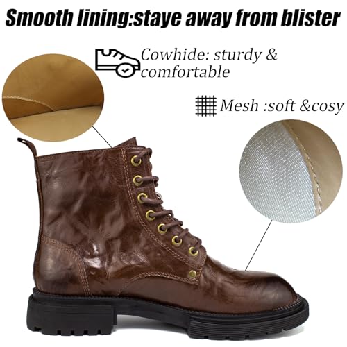 Image of Men's Chelsea Boots with YKK Zipper & Breathable OrthoLite Footbed | Fashion Casual Full-Grain Leather Ankle Boots| Durable Slip-Resistant Rubber Sole for Comfort & Support