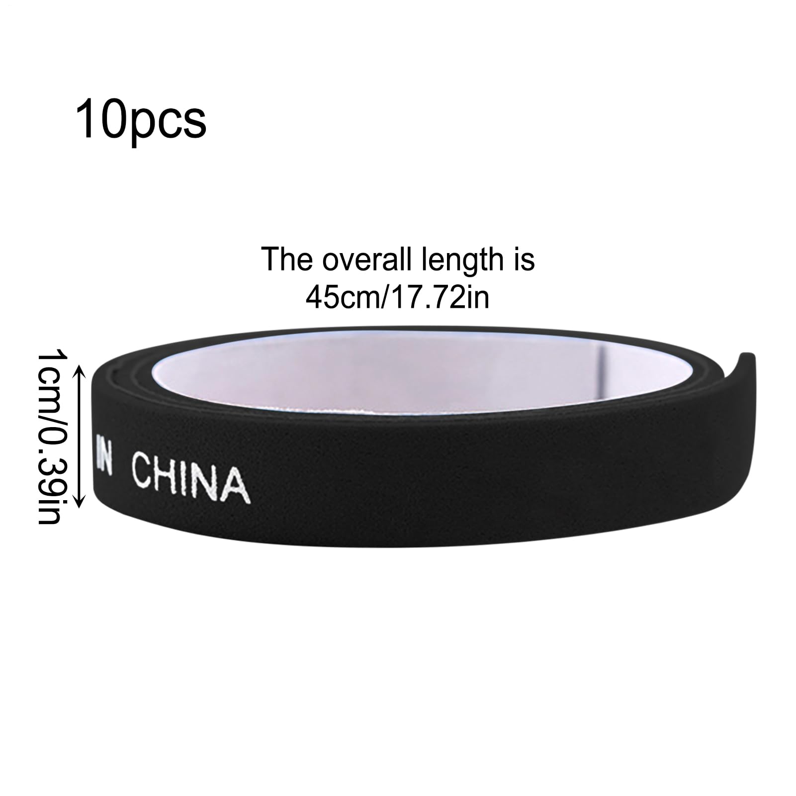 Cinta Protectora Lateral para Paletas de Pong | Pack de 10 Cintas para Bordes de Paletas de Pong,Accesorios Deportivos Antichoque para Competiciones, Entrenamientos Y Partidos