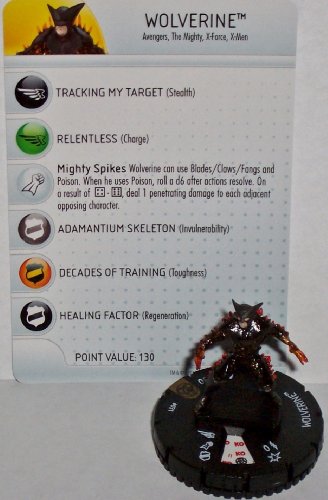 Heroclix Fear Itself #031 Wolverine Figure with Card by WizKids