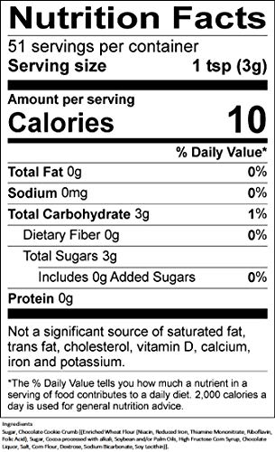 Sunny Sky Upouria Coffee Topping Variety Pack - Chocolate, Cookies N Cream, French Vanilla and Cinnamon with Brown Sugar - 5.5 Ounce Shakeable Topping Bottles (Pack of 4)