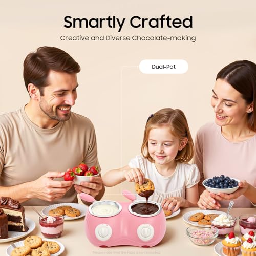 Recipiente eléctrico doble para derretir chocolate miniatura 3