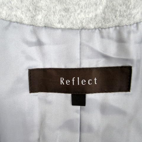 Reflect リフレクト ショールカラーコート アンゴラ混 ネイビー