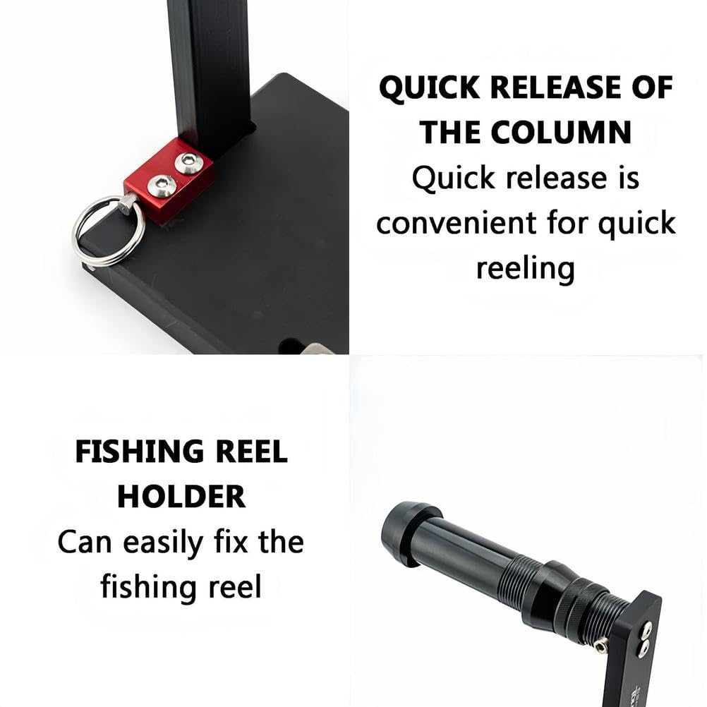 Enrouleur de ligne de pêche, station de bobinage avec tension réglable, pour moulinets de lancer et de lancer