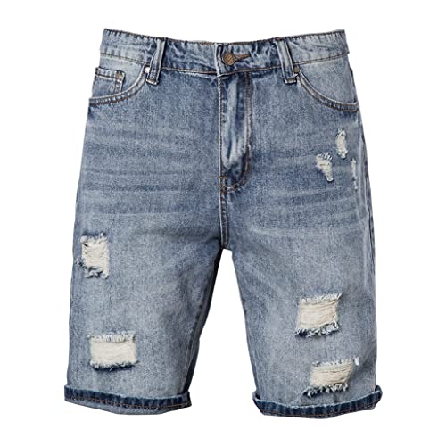 Short en denim respirant pour homme contre la chaleur
