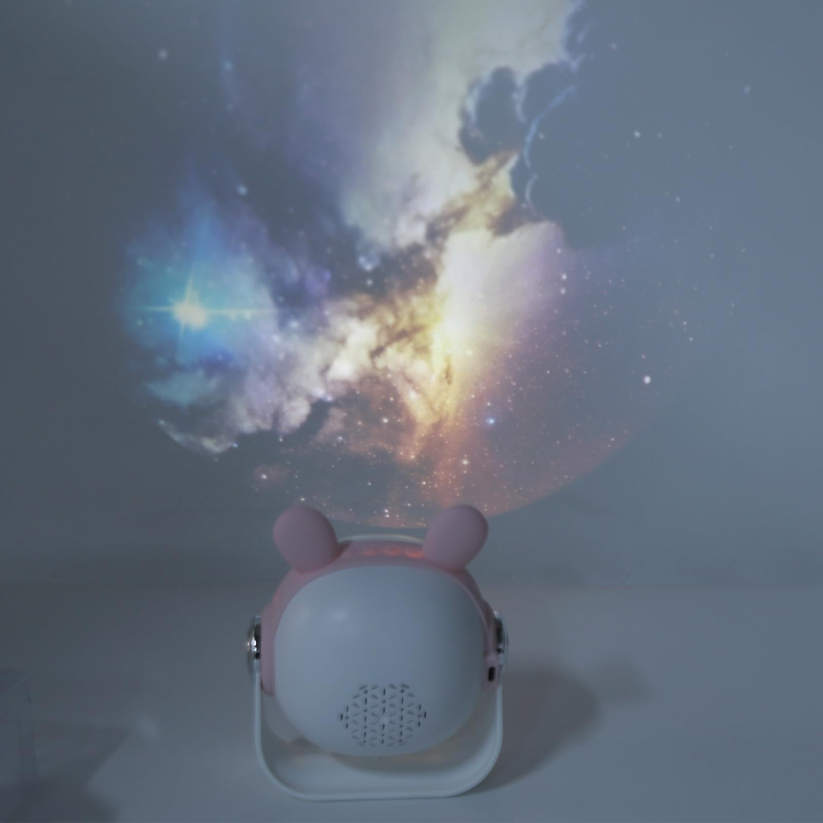 Tnfeeon Projecteur, Projecteur D'étoiles, Veilleuse Galaxie pour Enfants avec 15 Films Intégrés, Chargement USB, Objectif HD, Film en Verre et Haut-parleur pour Chambre à Coucher