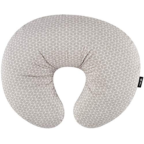 Alvi Stillkissen Medium Raute taupe