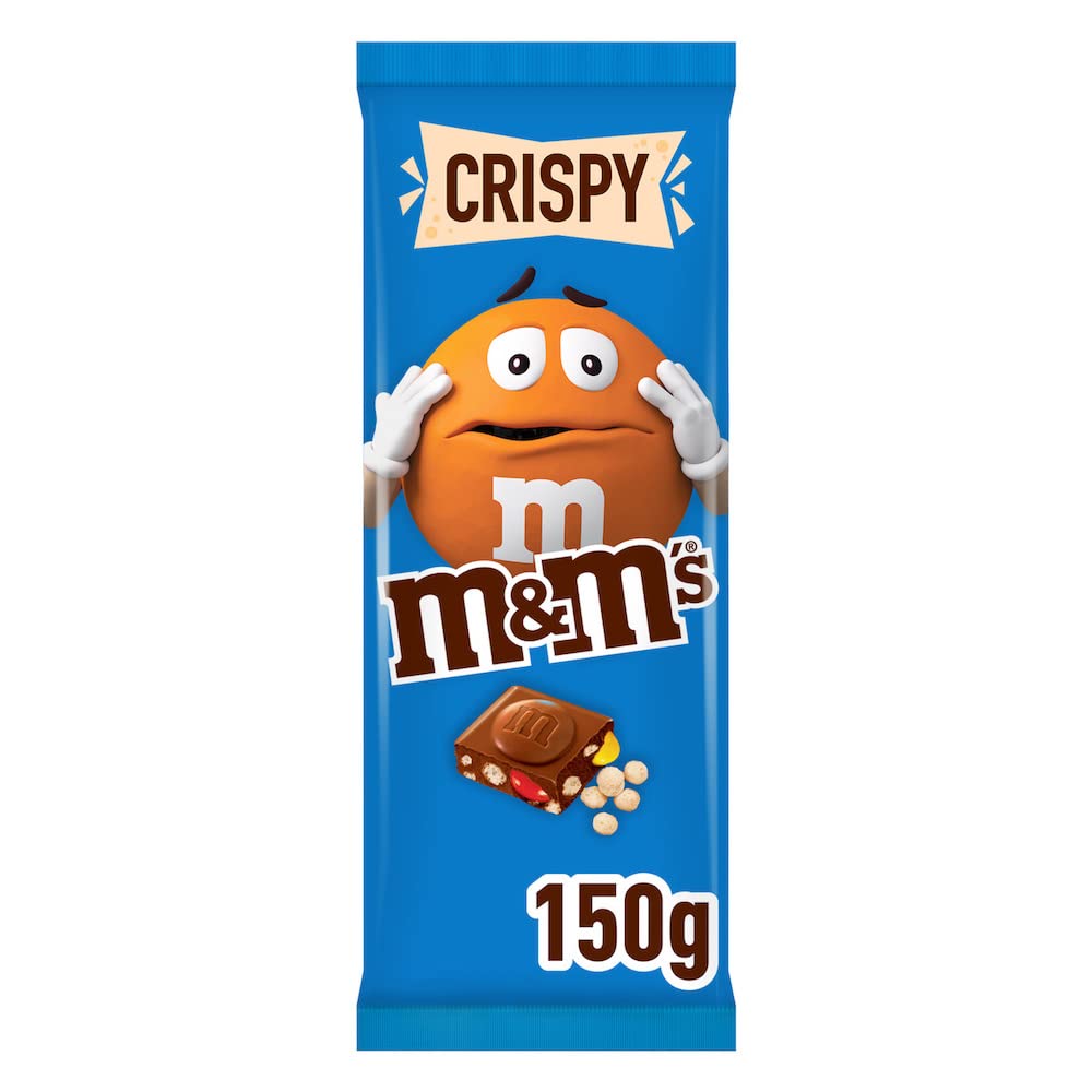 M&M's Crispy Chocolate Bar, 150g
