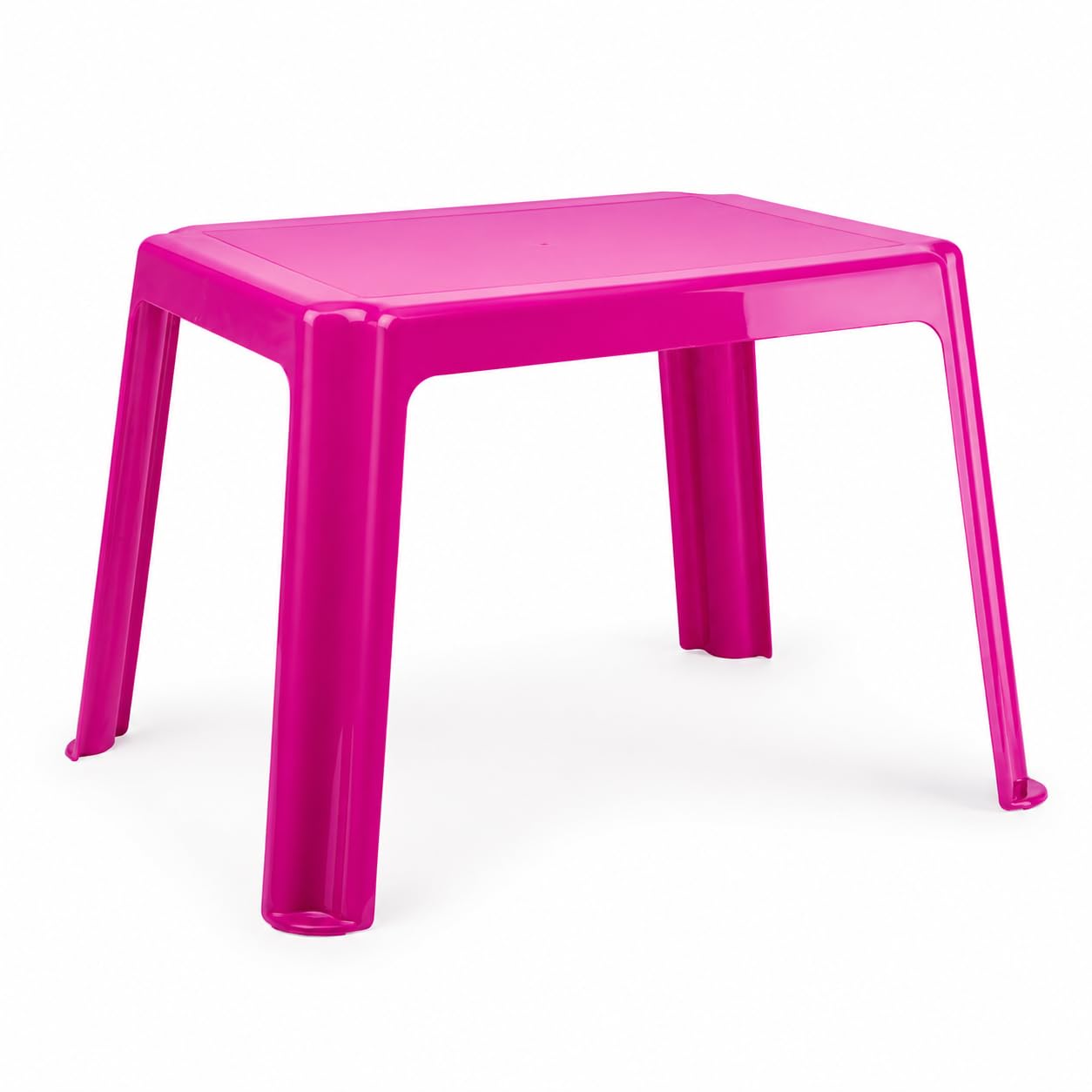 Muddy Hands Strong Childrens Plastic Table Toddlers Kids Indoor Outdoor Garden Study Activity (Dark Pink)