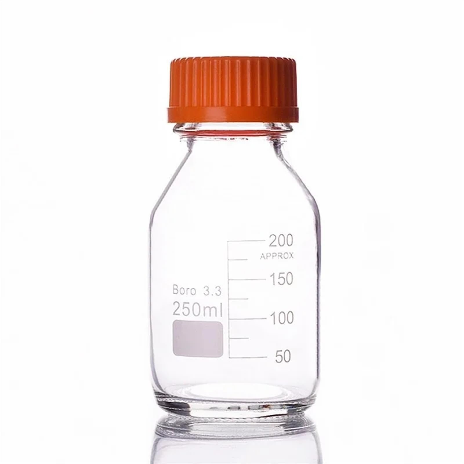 Butelka na odczynniki ze szkła borokrzemowego, konstrukcja gwintowana, pojemność 100-2000 ml, trwały sprzęt laboratoryjny do bezpiecznego przechowywania chemikaliów