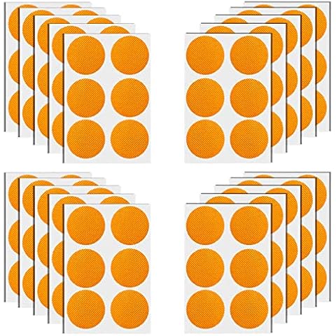 120 Pack DEET Free Mosquito Repellent Patchers Stickers for Kids Adults Natural Citronella Patches for Travel Outdoor Indoor,Orange Cover