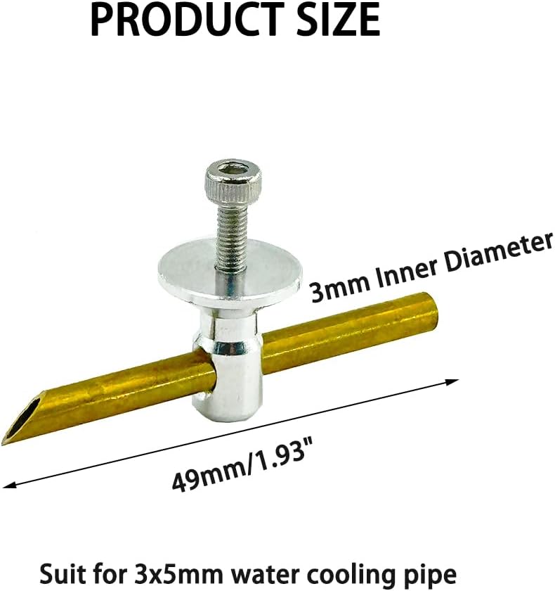 1PC RC Boat Water Pick Up Nipple Water Inlet Nozzle Stern Wiper for RC Boat DIY Model Ship Water Cooling System Parts (Style 1)