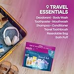 9 Piece Resealable Women's Travel Kit - Image 4