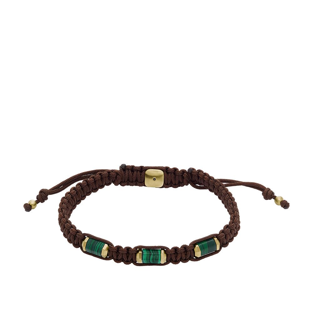 Fossil men's component bracelet All Stacked Up malachite green, JF04563710