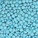 m&m Light Blue Milk Chocolate Candy 1 Pound Resealable Pouch Bag
