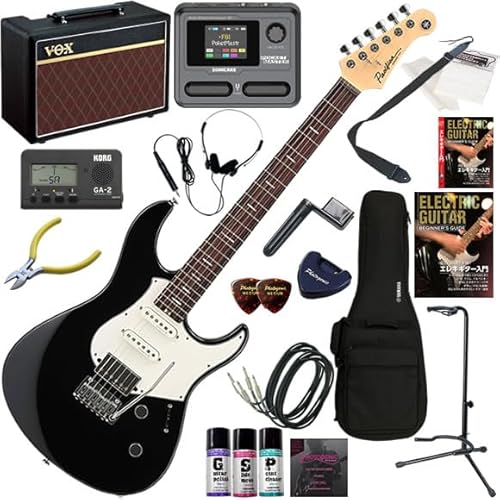 【セット品】YAMAHA エレキギター初心者入門 Pathfinder10とマルチエフェクターが入ってる完璧21点セット Pacifica Standard Plus PACS+12/BL(ブラック)