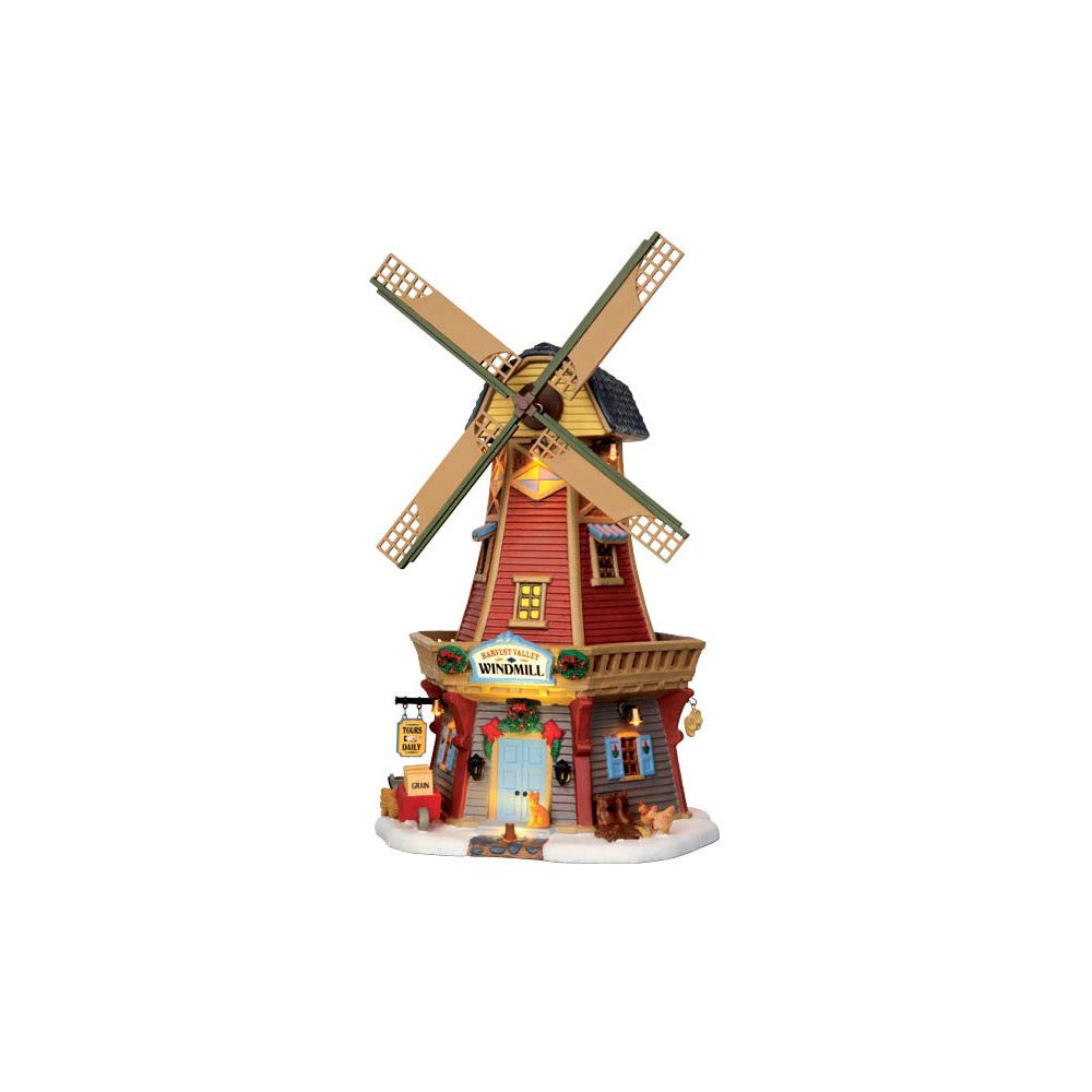 Amazon.com: Lemax Harvest Valley Windmill, with 4.5V Adaptor
