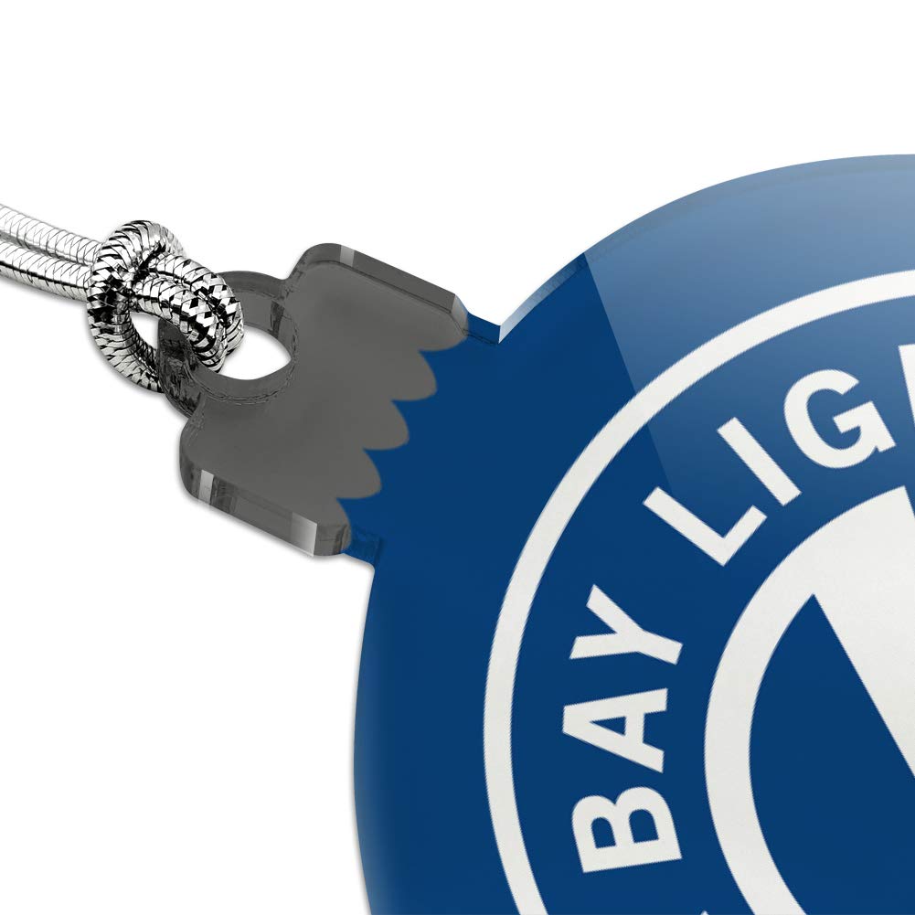GRAPHICS & MORE NHL Tampa Bay Lightning Logo Acrylic Christmas Tree Holiday Ornament