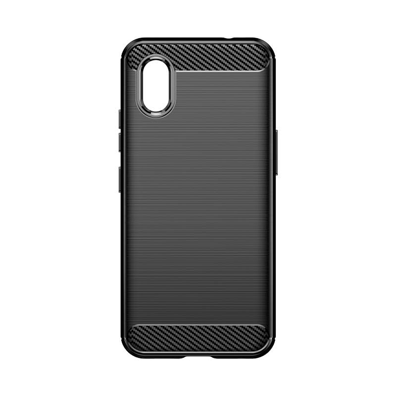 Image of Hybrid Carbon Fiber Back Case for Samsung Galaxy X Cover 7 (Blue)
