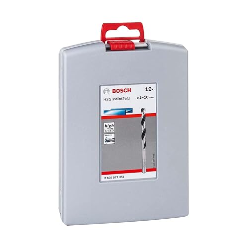 Miniatura 2 de Bosch Professional 2608577351 PointTeQ - Juego de brocas (19 piezas, para metal, ProBox, accesorios para destornilladores), 0.0390.394 in