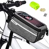 Cubierta de lluvia impermeable: hecha de material de nylon de alta calidad, agregue almacenamiento extra seco y seguro en la bicicleta y mantenga sus pertenencias húmedas en días lluviosos