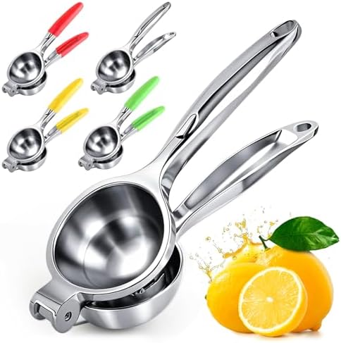 Lemon Squeezer Large, Lemon Squeezer Juicer Stainless Steel, Heav...