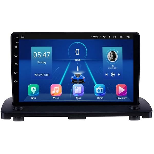 Android 16 Podwójny Din Car Stereo Ekran dotykowy Samochodowe stereo Dla Volvo XC90 2004-2013 Z Bluetooth Nawigacja GPS WiFi Radio Plug and Play Wsparcie(HM603 4 Core Wifi 2+32GB)