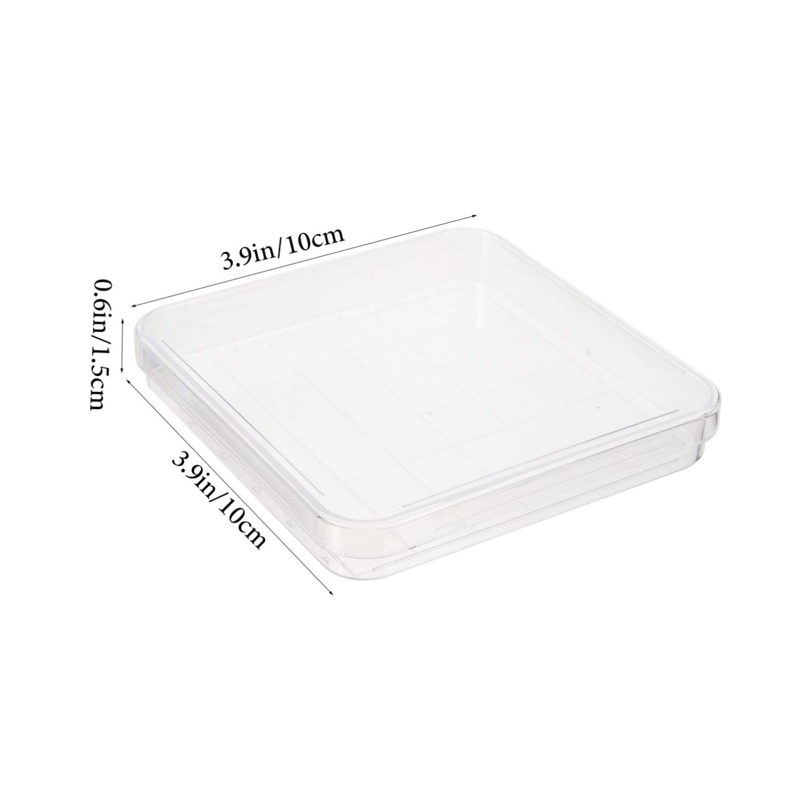 NAMOARLY Professional Plastic Petri Dishes with Lids 10/Pack Laboratory Grade for Your Needs
