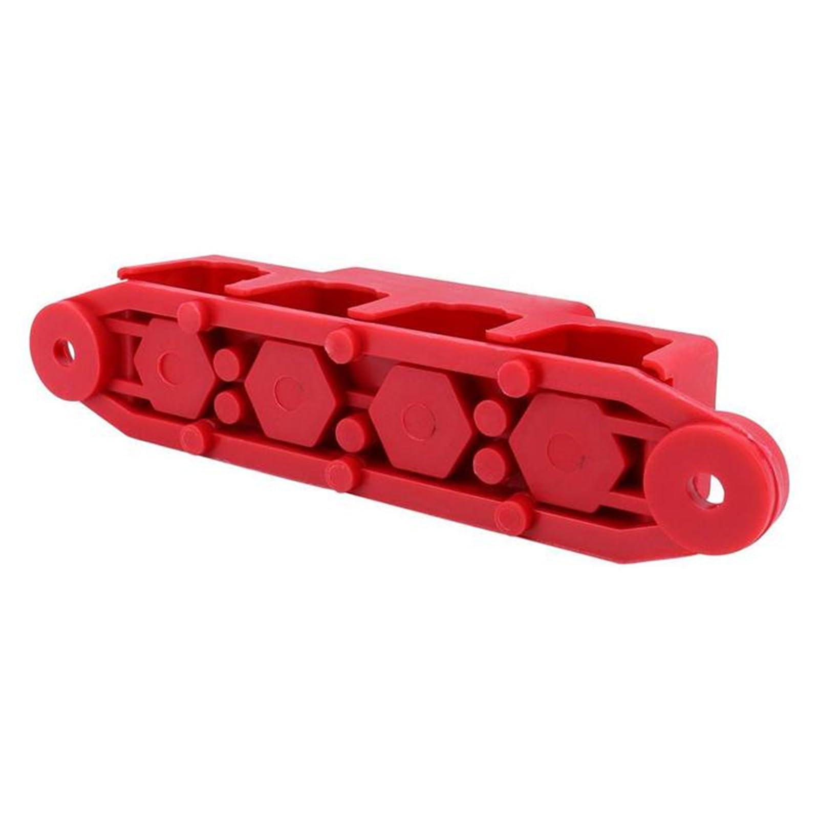 Blocco di Distribuzione M8, Morsettiera Distribuzione, Connettore a Bullone, con 4 bulloni, adatto per auto da 12V-48V, navi e sistemi di energia solare