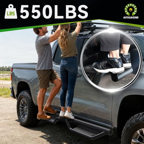 Estribos para RAM 1500 Crew Cab 2019-2026, Negro miniatura 3