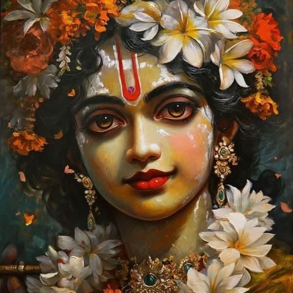 Image of Whattacraft! DIY Acrylic Paint By Number Kit For Adults Kids Beginner Number Painting Kit DIY Canvas Painting By Number Wall Decoration DIY Painting Kit For Adults | Krishna Murari, Multicolor