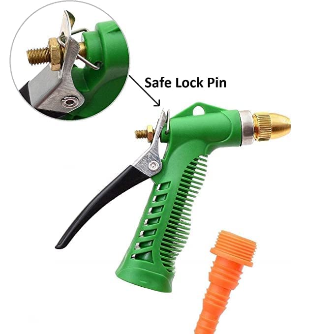 EVERSTRONG water spray gun nozzle for gardening high pressure water sprayer with trigger spray gun garden washing car bike sprayer for flower plants and lawn (Multi) (1)