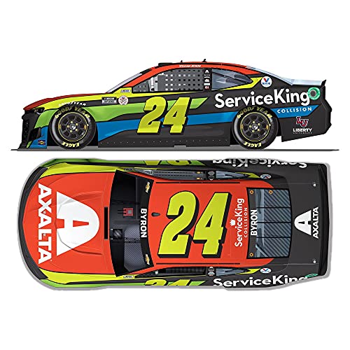 1/64 “ウイリアム バイロン” #24 アクサルタ/サービスキング シボレー カマロ NASCAR 2021