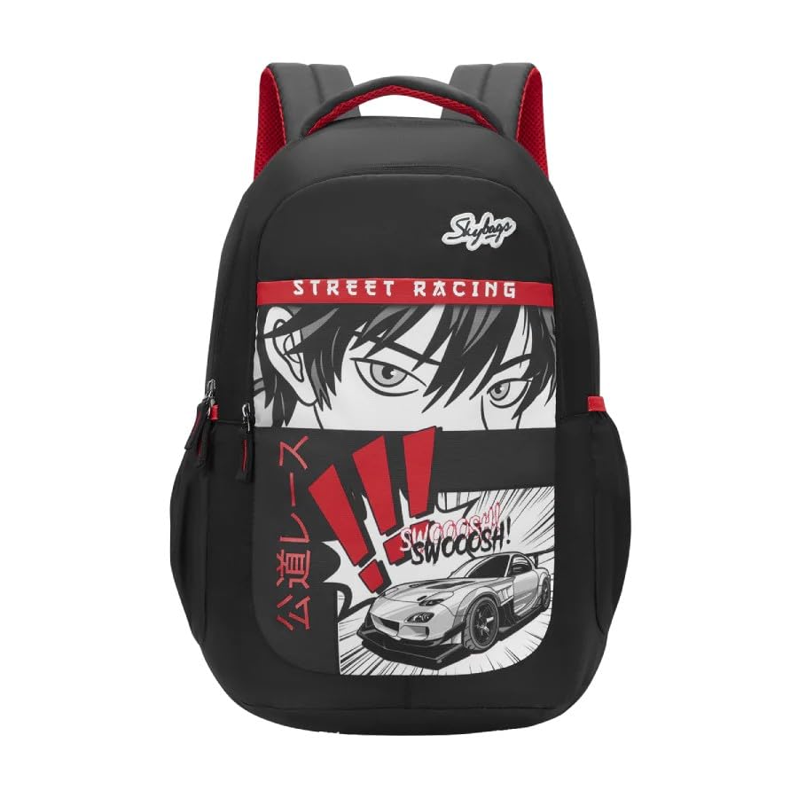 Image of Skybags KYRO RC 01 SCBP SWOOSH Large 36 L Backpack in Red Black