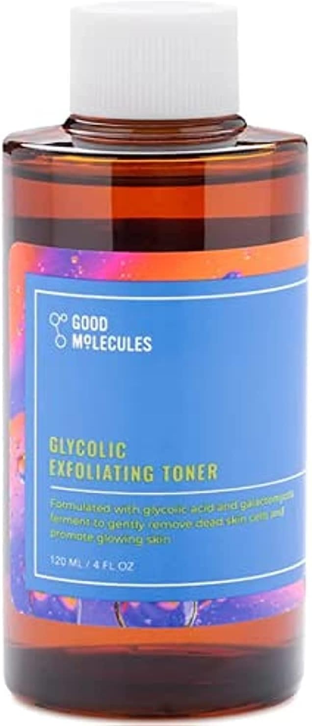 Glycolic Exfoliating Toner - Hyaluronic and Glycolic Acid Daily Toner for Face - Cleansing Facial Exfoliant for Glowing Even Skin Tone, Skin Care
