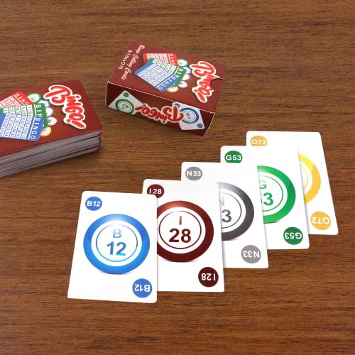 image for GSE Games & Sports Expert Professional Bingo Calling Cards, Reusable P