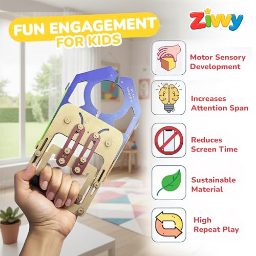 Image of Stem Toy Claw Master | Toys for Boys 7-14 Years | Science Experiment kit | Educational Toys for 3 Year Old | Puzzle Game for Kids 7 to 10 Years