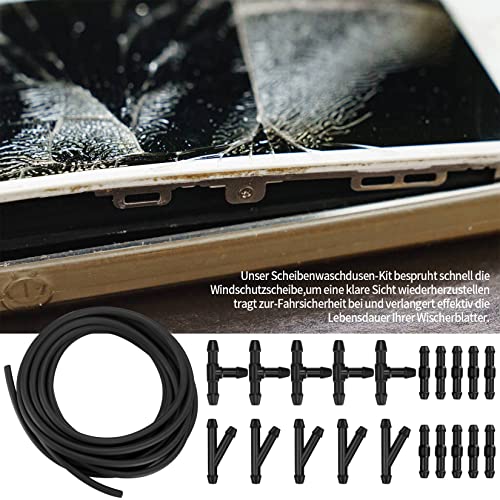 5m Tubo con 33 Pezzi Connettore Kit, Lavavetri per...