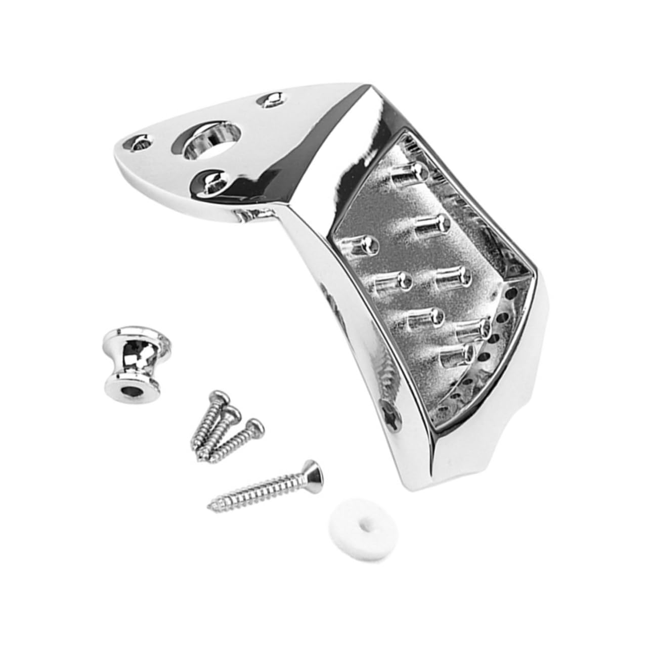 FAVOMOTO Mandolin Hardware 8 String Tailpiece Traditional Part Metal Build Qb19