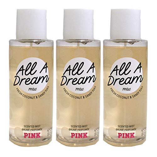 Victoria's Secret Pink All A Dream Body Mist Lot of 3 Victoria's Secret Pink All A Dream Body Mist Lot of 3