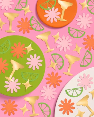 Image of xo, Fetti 200pc Margarita Foil Confetti | Fiesta Tequila Bachelorette Decor