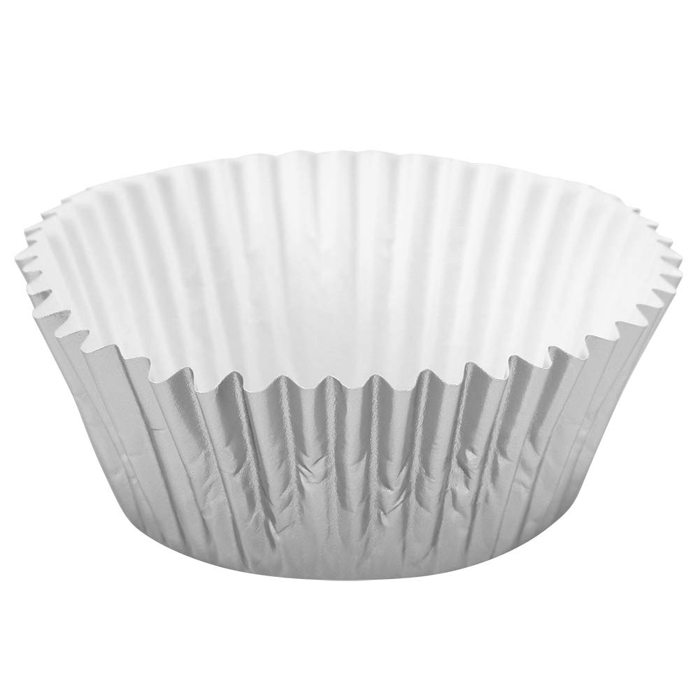 Sorandy Cupcake Liners, Baking Cups, Cupcake Wrappers, Standard Size, Grease Proof Paper for Pans, Odorless, Aluminum Foil Cupcake Cups for Muffin Baking, Food Grade, Gold and Silver